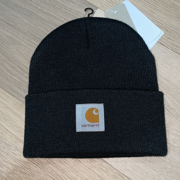 🔥Last One NWT+Carhartt WIP Short Watch hat+Black+Beanie - Picture 4 of 6